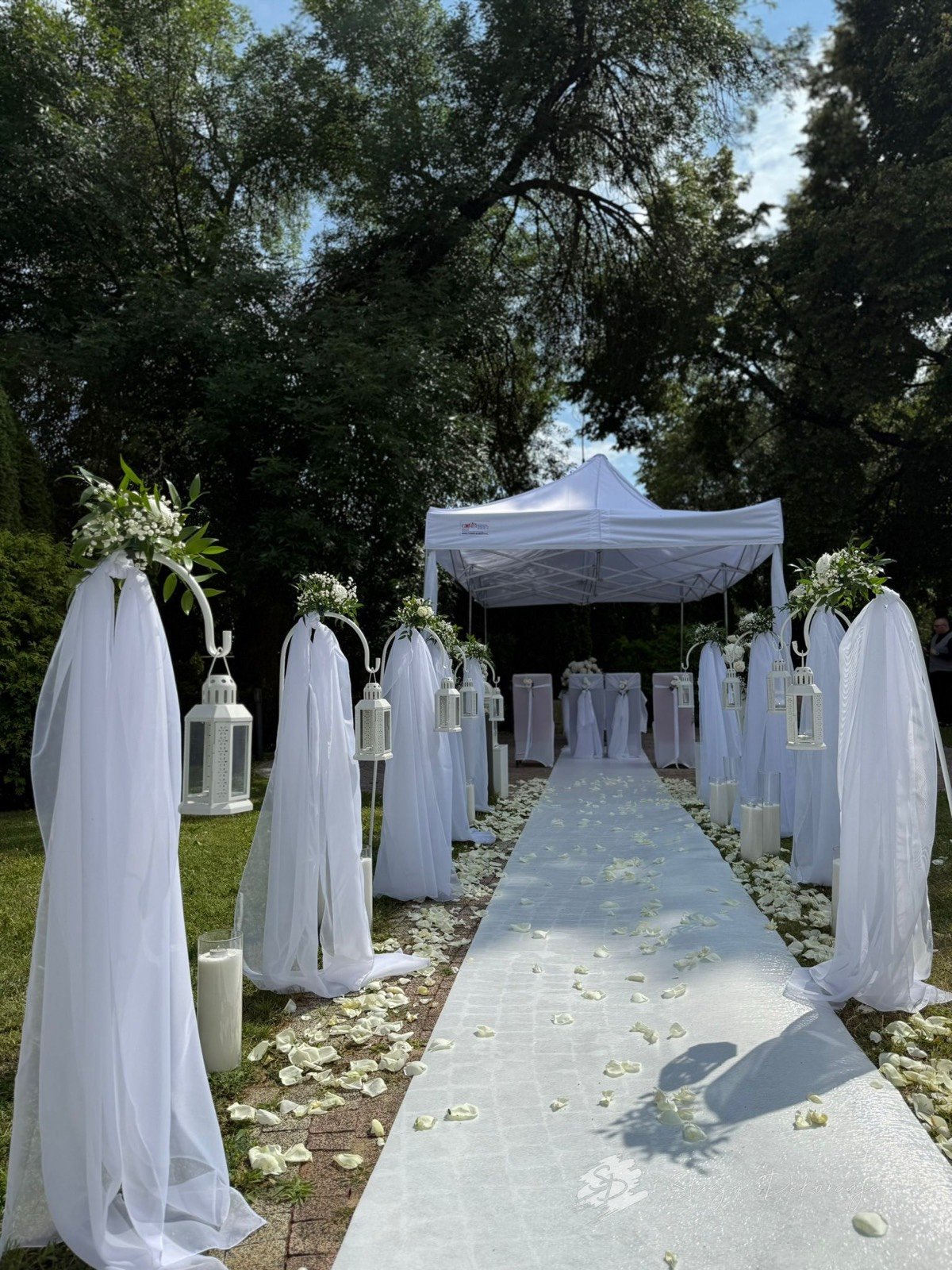 Ślub w plenerze – realizacja Stacja Dekoracja, Częstochowa